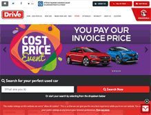 Tablet Screenshot of drivevauxhall.co.uk